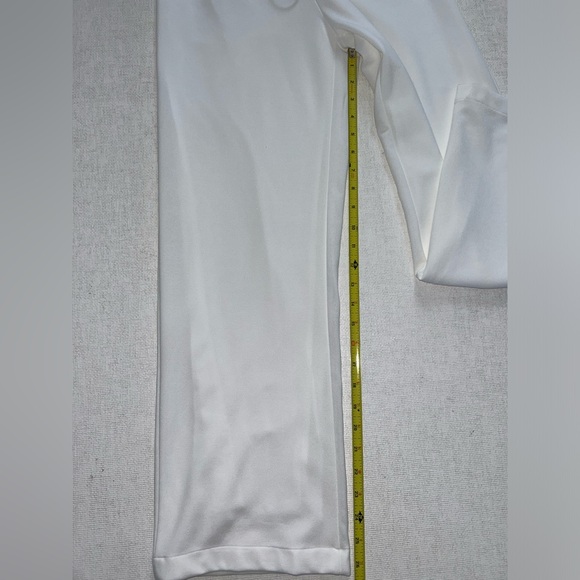 Lulus Memorable Occasion White Beaded Sequin Wide-Leg Jumpsuit Size XS - Picture 6 of 10